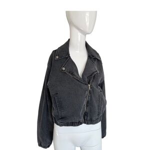 Designer Lab Denim Black Jacket